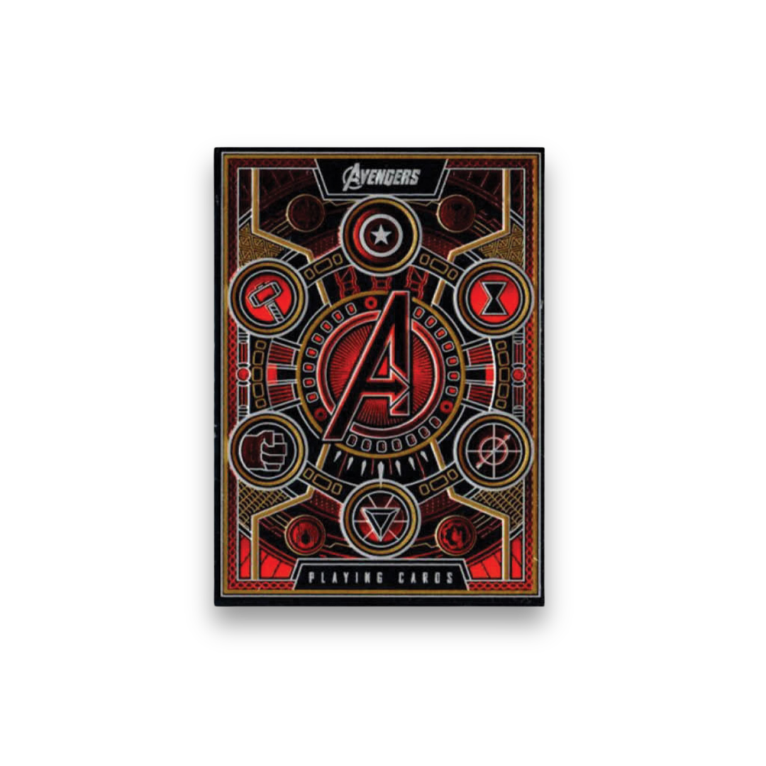 Avengers Playing Cards - The Infinity Saga Red Edition