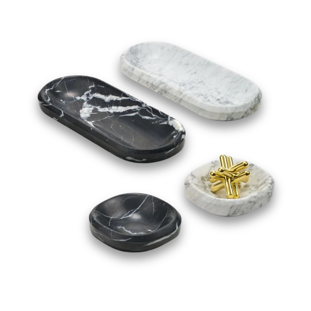 Marble Facet Bowl