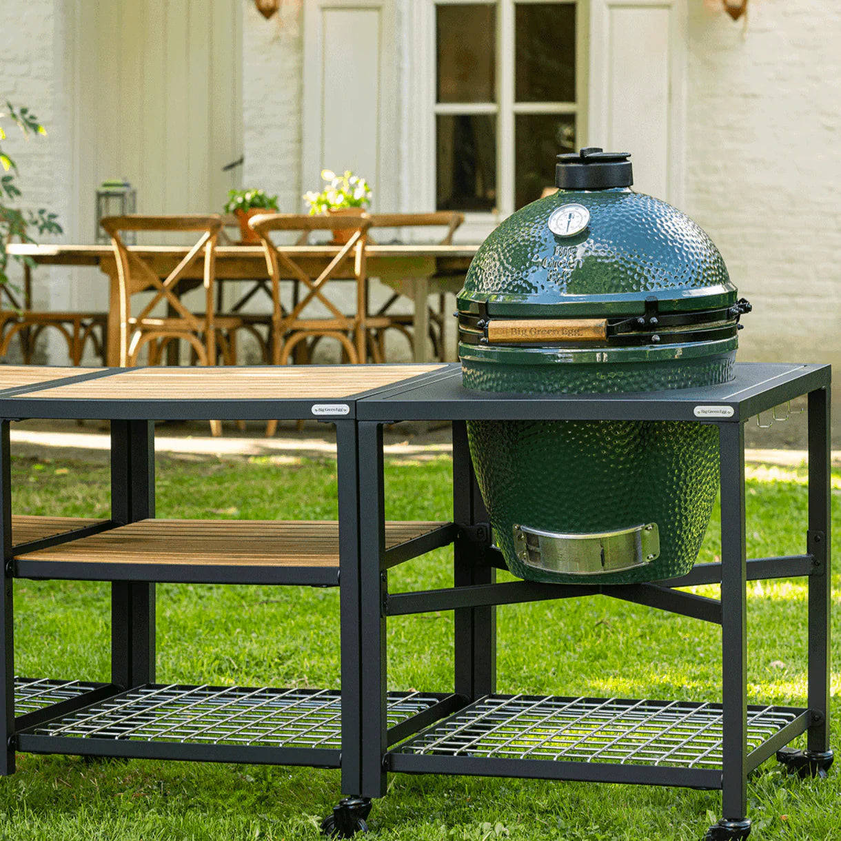 Large Big Green Egg Kamado Barbekü