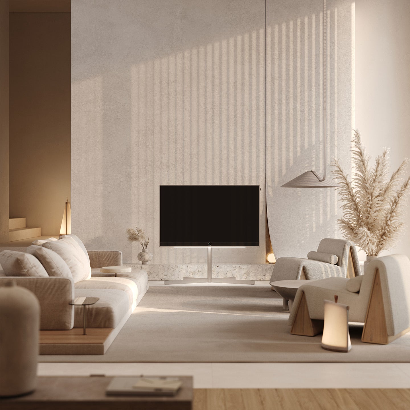 Stellar alu + concrete OLED 4K Smart TV