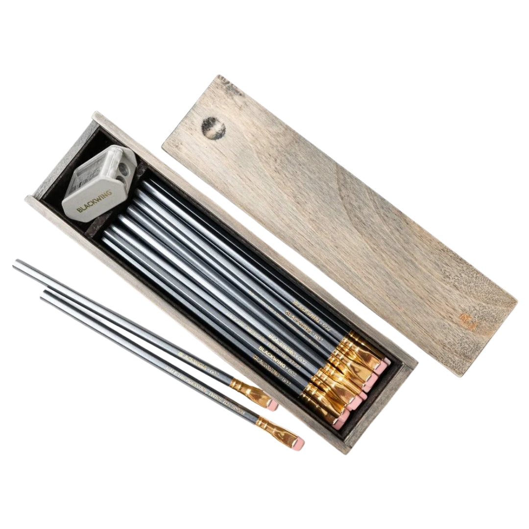 Blackwing Rustic Box Ahşap Kalem Kutusu - 602 12'li