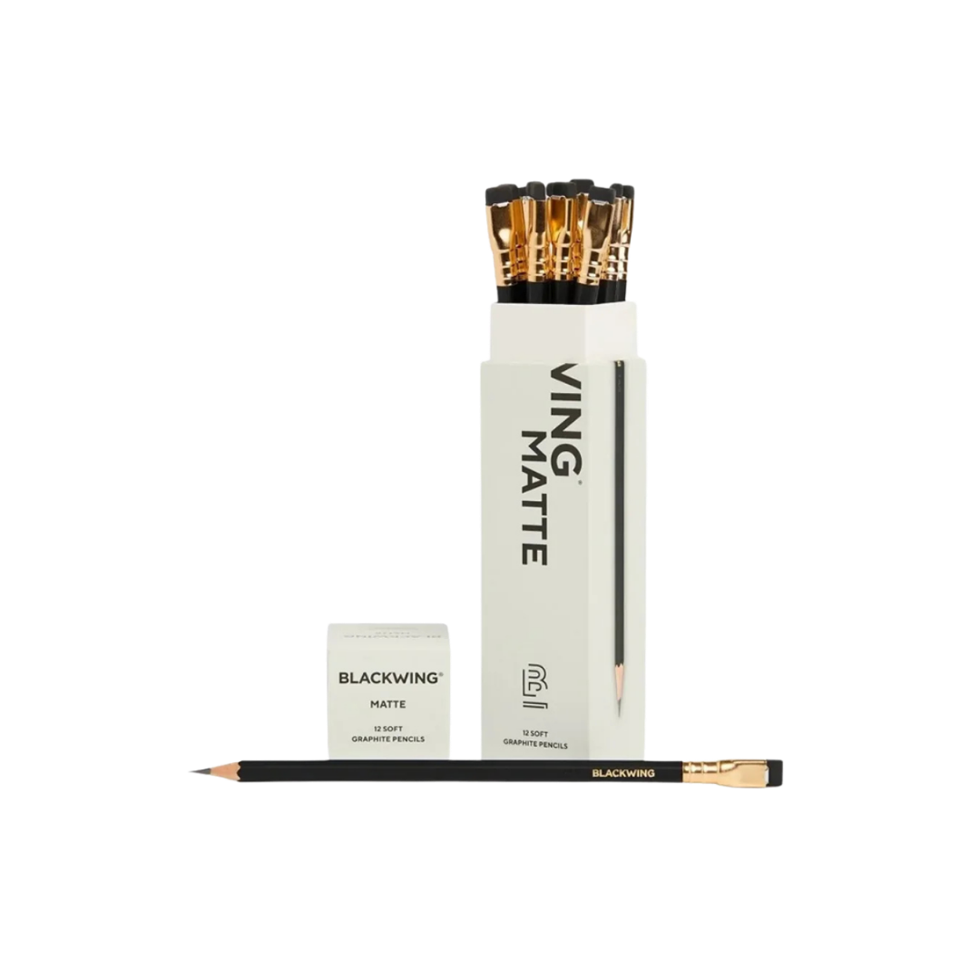 Palomino Blackwing Matte Black 12'li Kurşun Kalem Seti