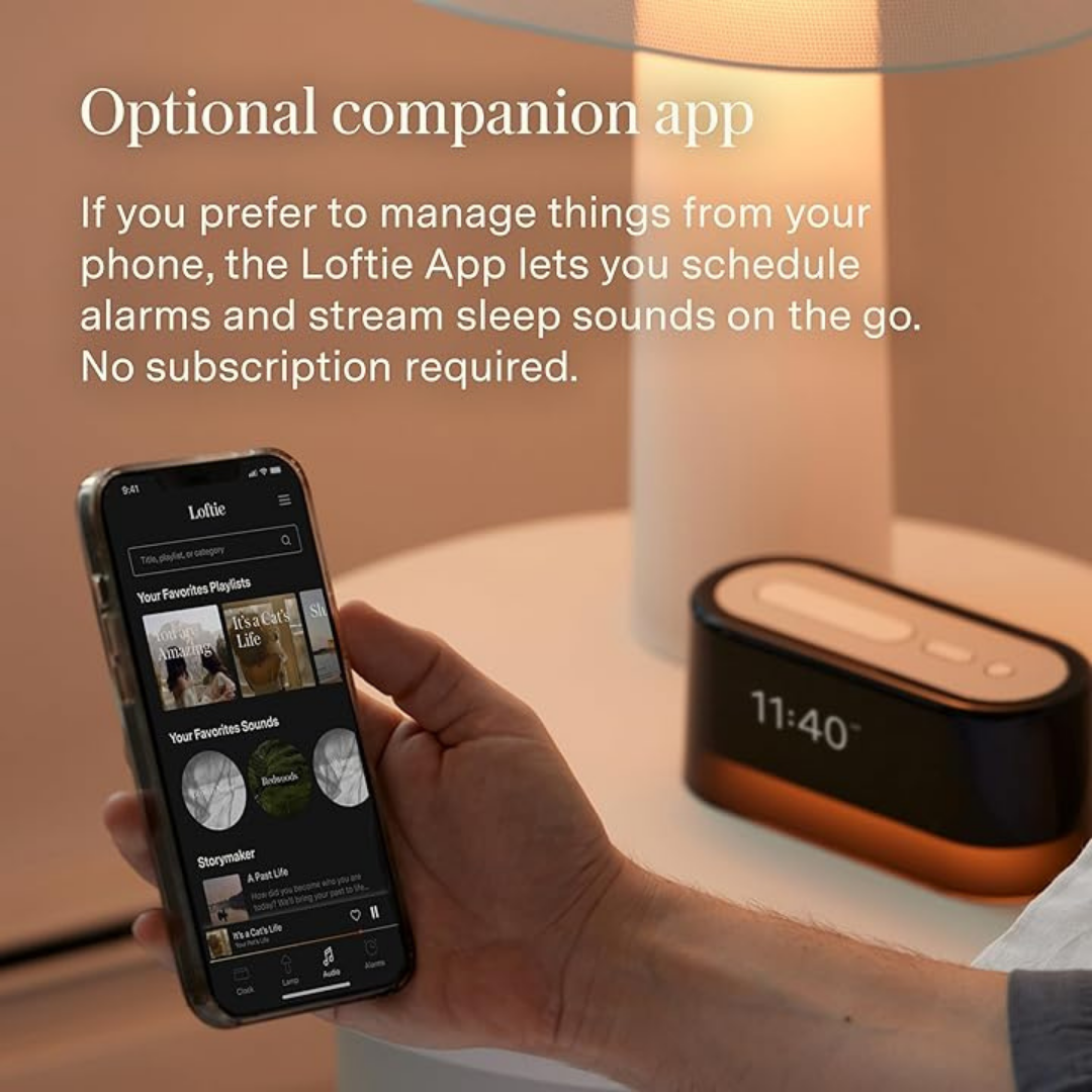 Loftie Akıllı Uyku Saati ve Bluetooth Hoparlör