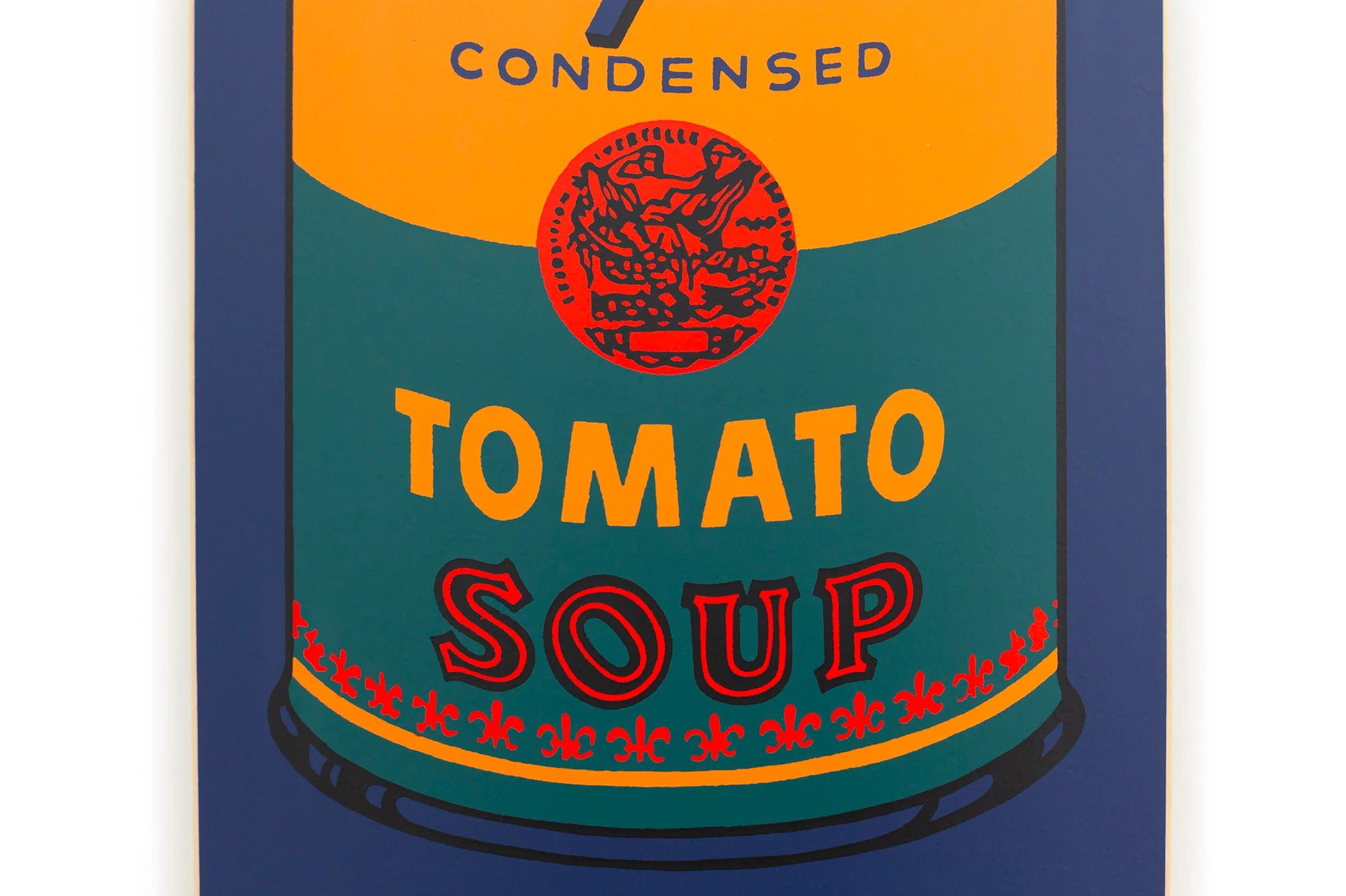 Andy WARHOL Color Campbell's Soup Teal