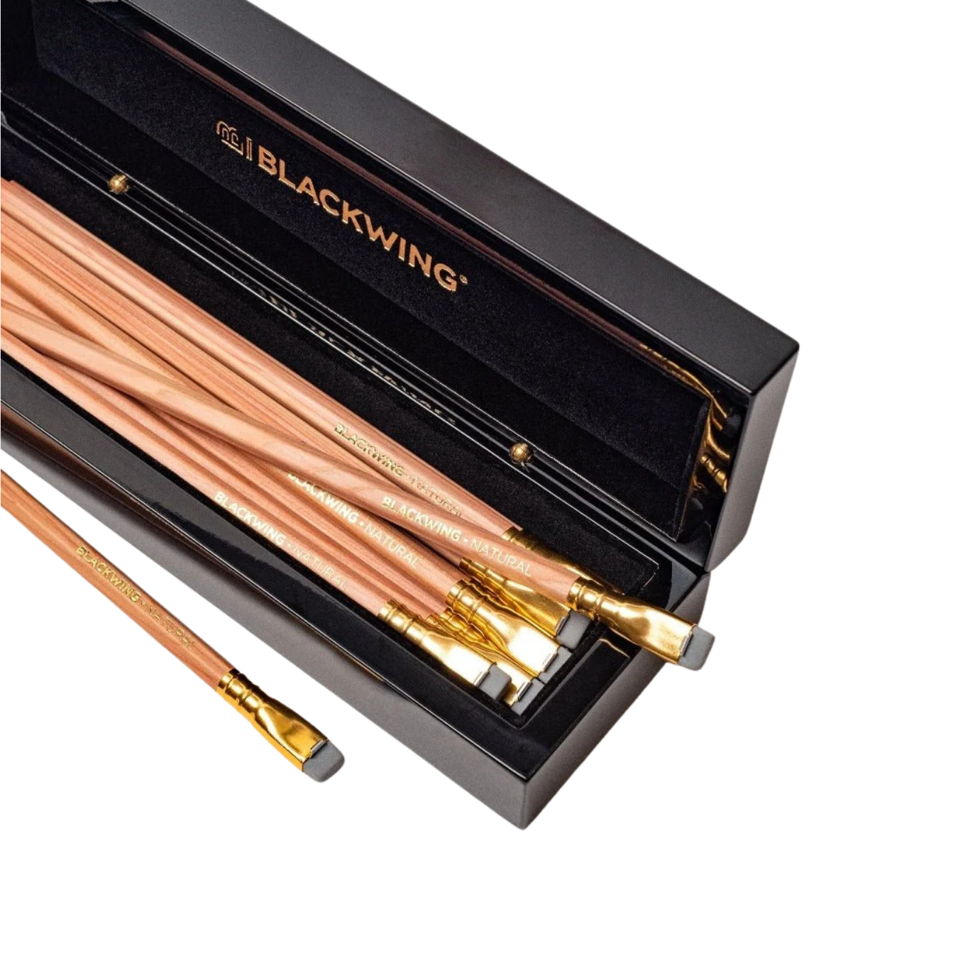 Blackwing Piano Box Ahşap Kalem Kutusu - Natural 12'li
