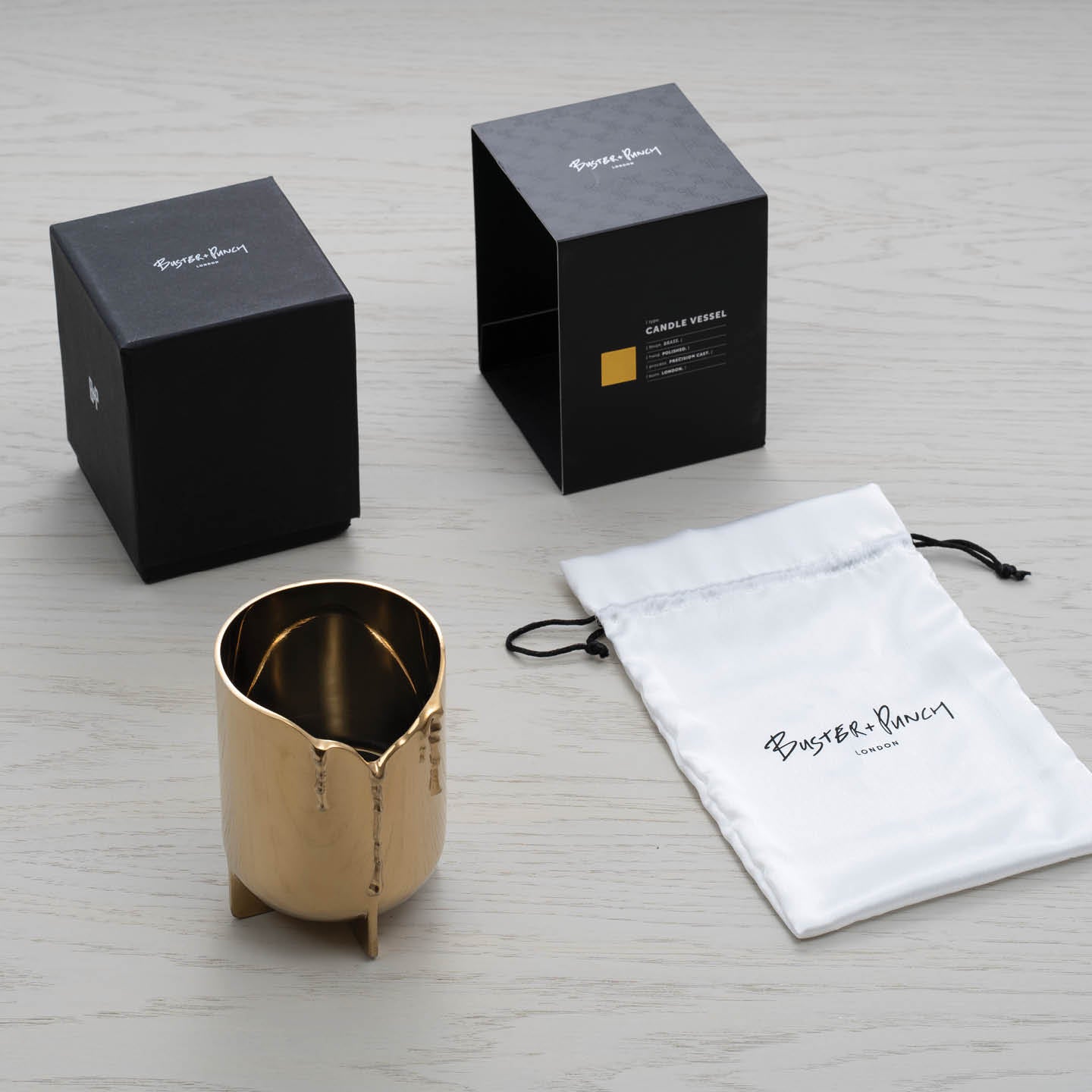 Candle Vessel + Scented Candle