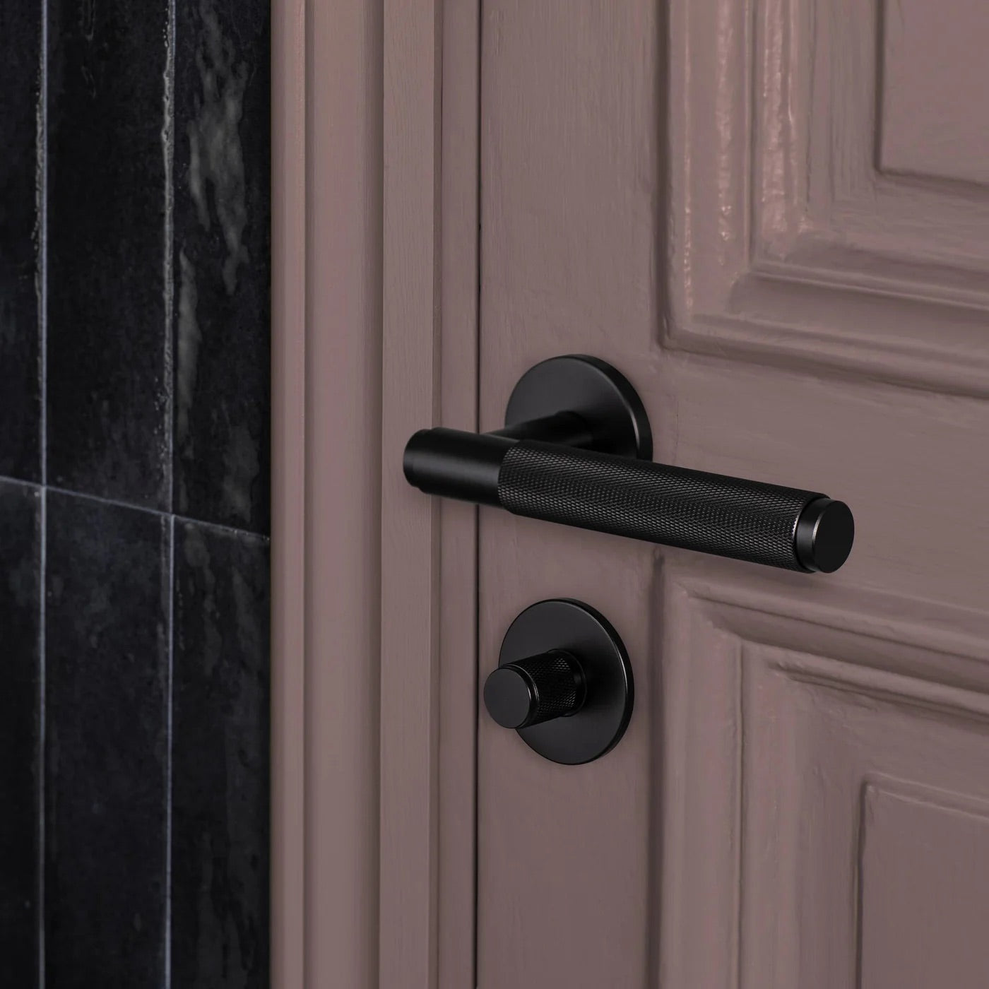 Door Handle Set / Cross / Sprung