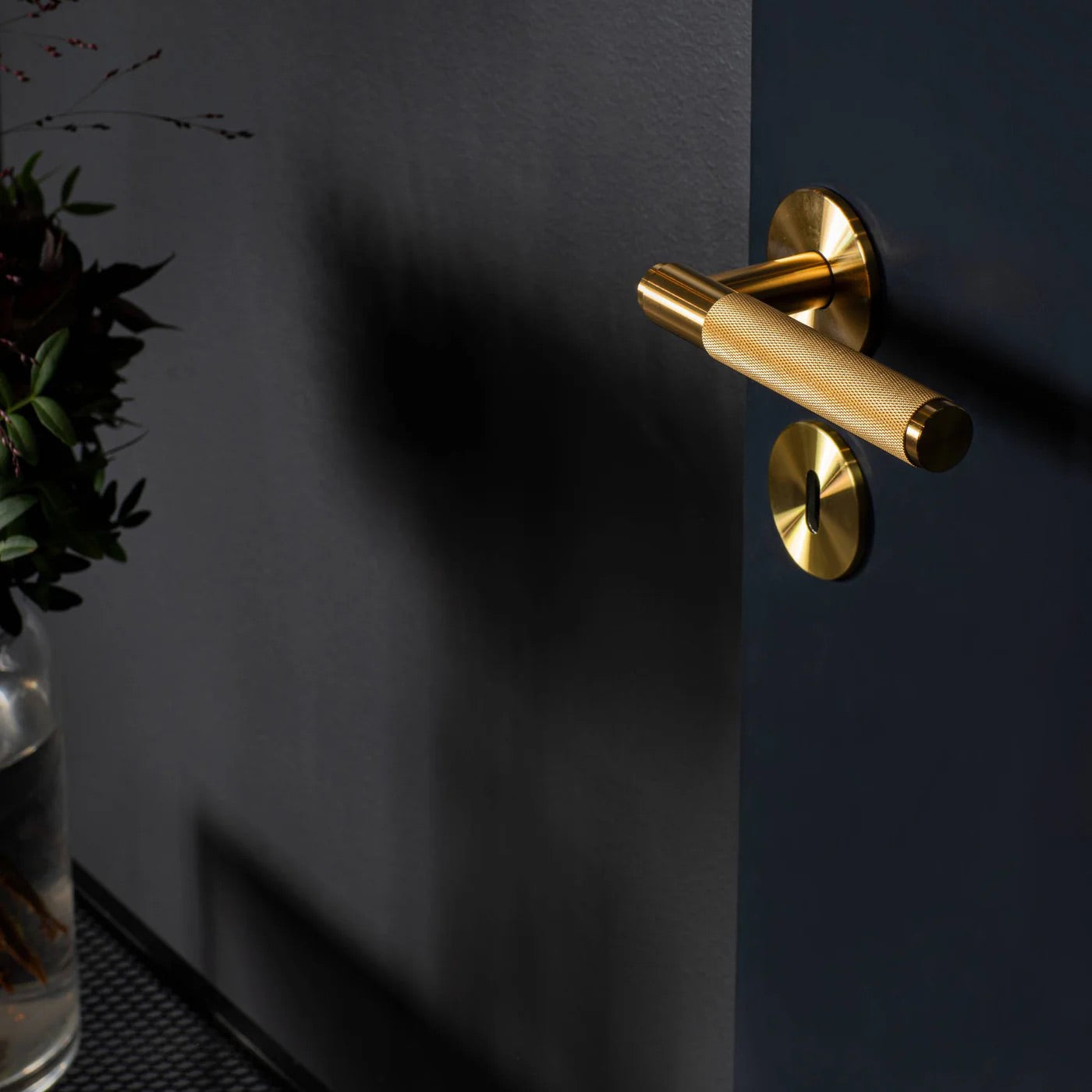 Door Handle Set / Cross / Sprung