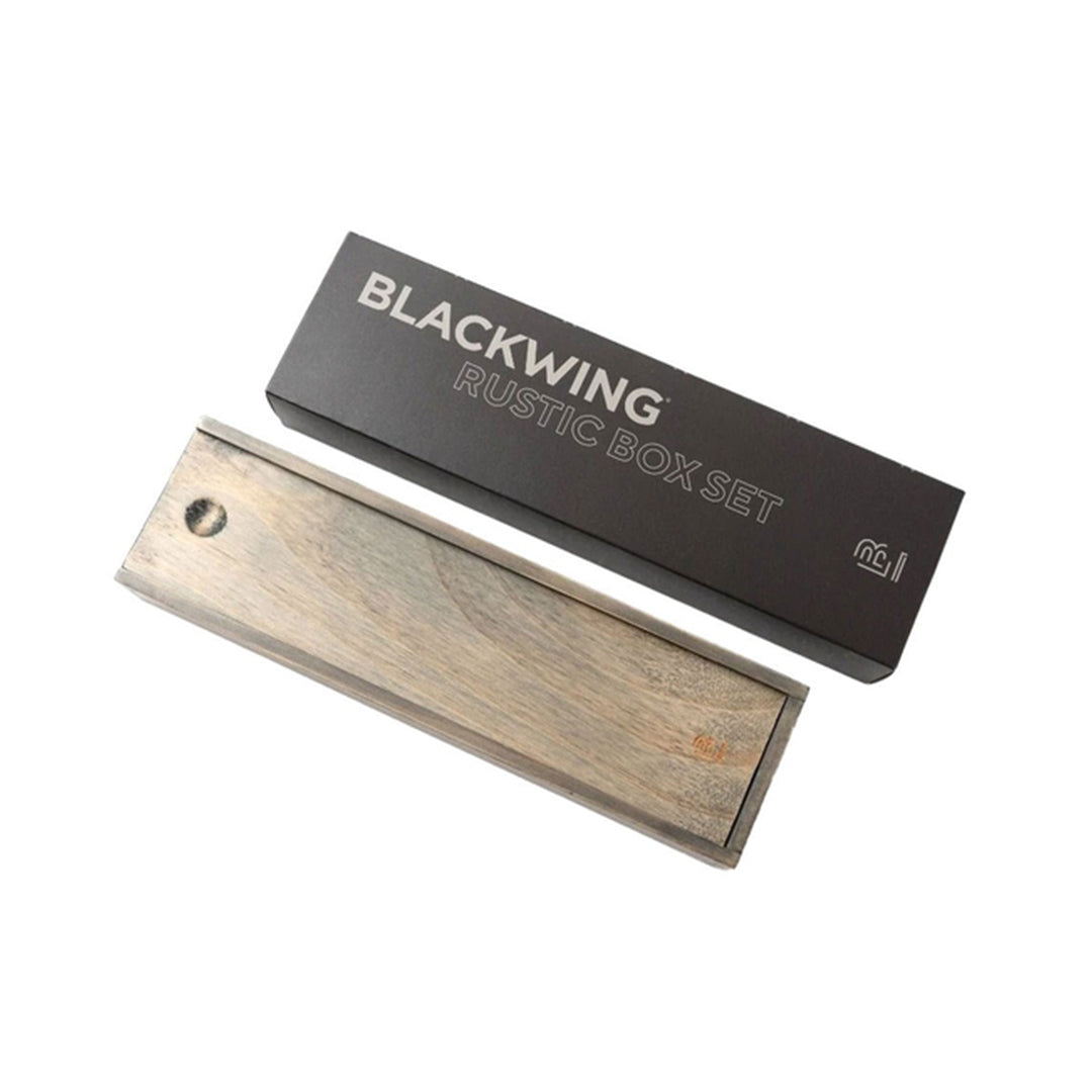 Blackwing Rustic Box Ahşap Kalem Kutusu - Natural 12'li