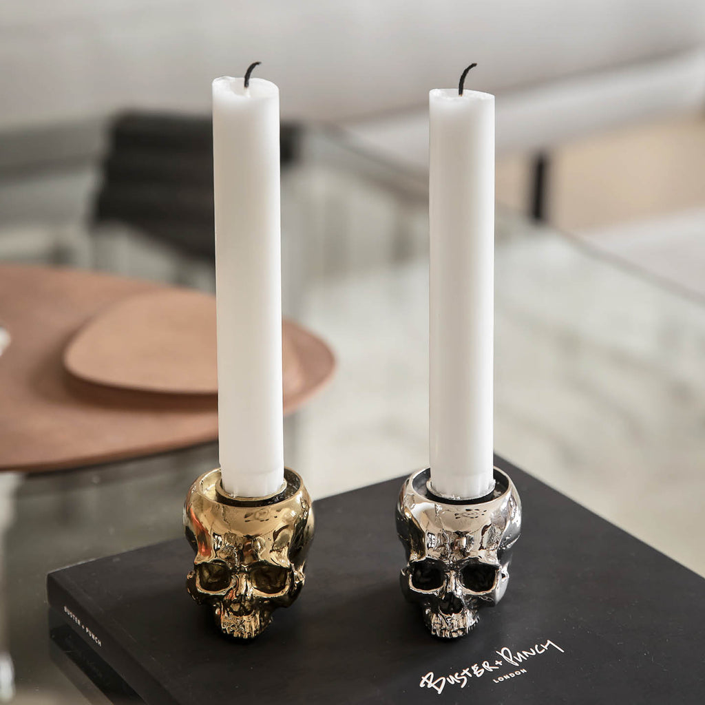 Skull Candle Holder - Travis Barker Edition
