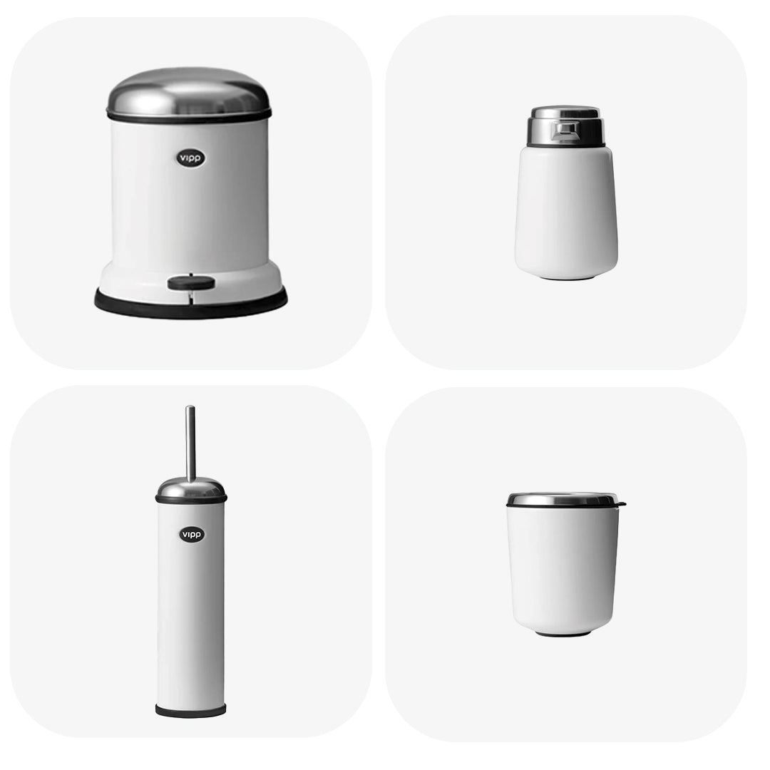 Vipp Bathroom Essentials White Set