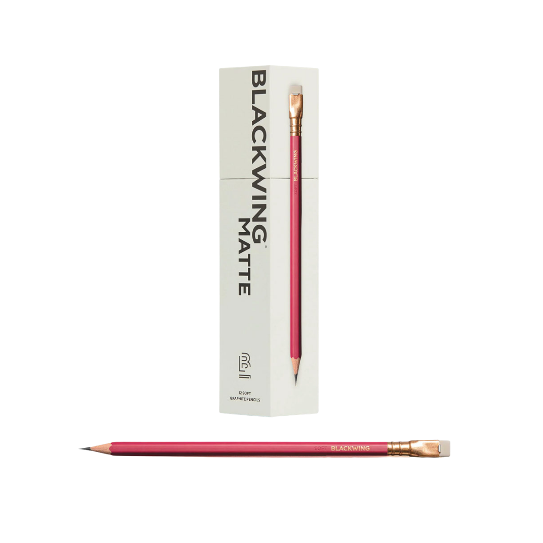Palomino Blackwing Matte Red 12'li Kurşun Kalem Seti