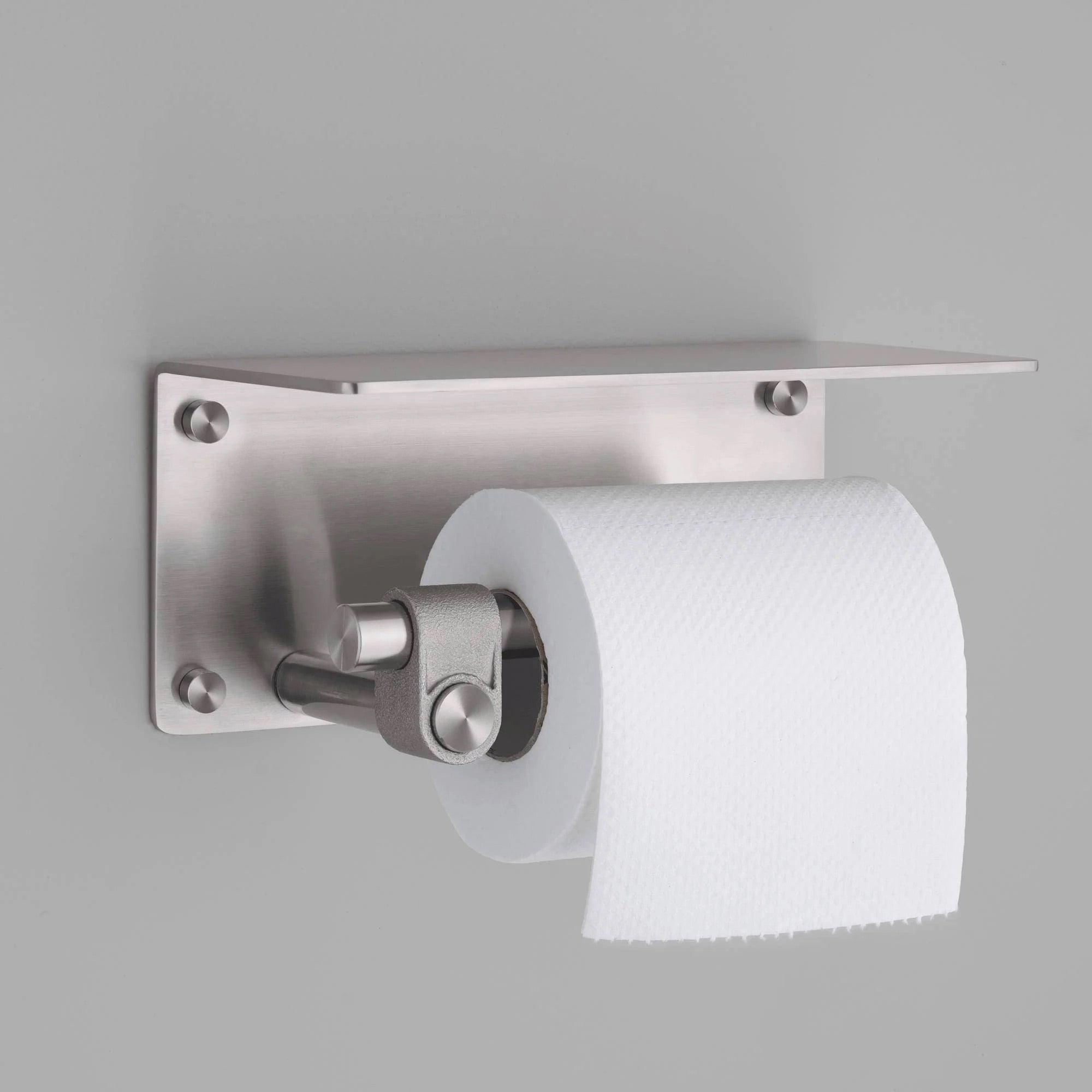 Toilet Roll Holder / with Shelf / Cast