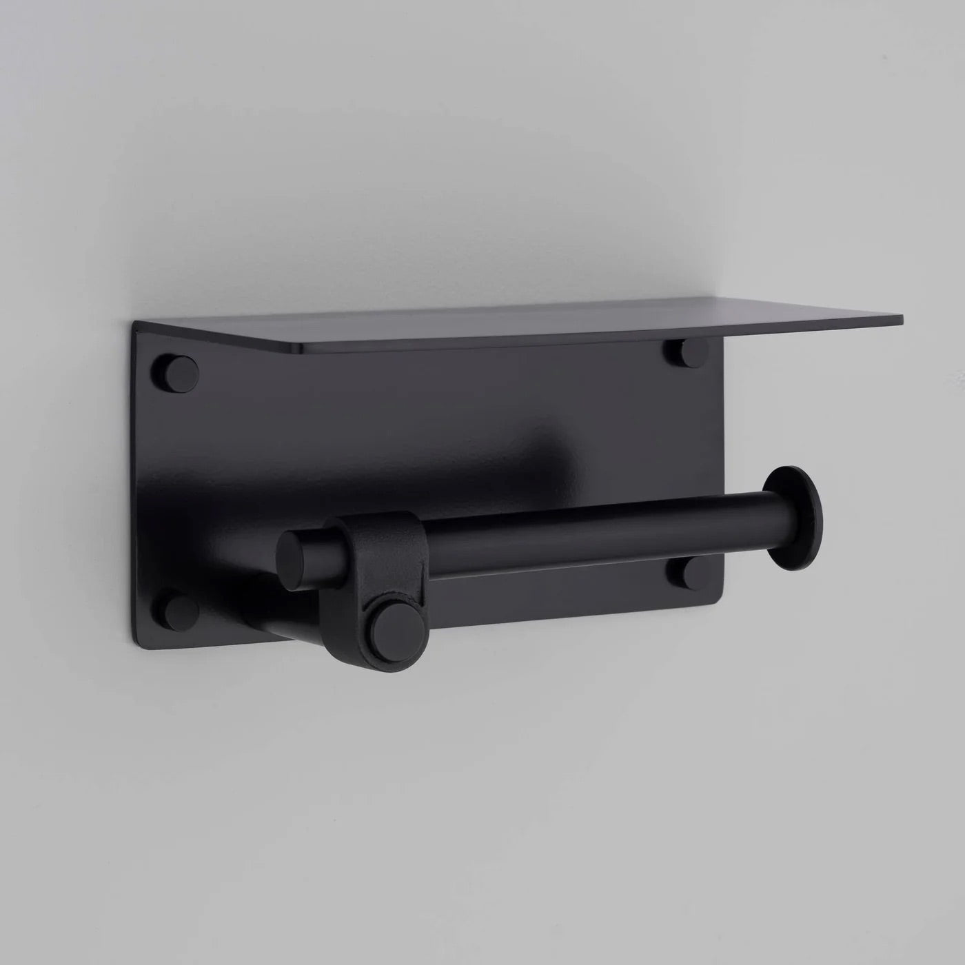 Toilet Roll Holder / with Shelf / Cast