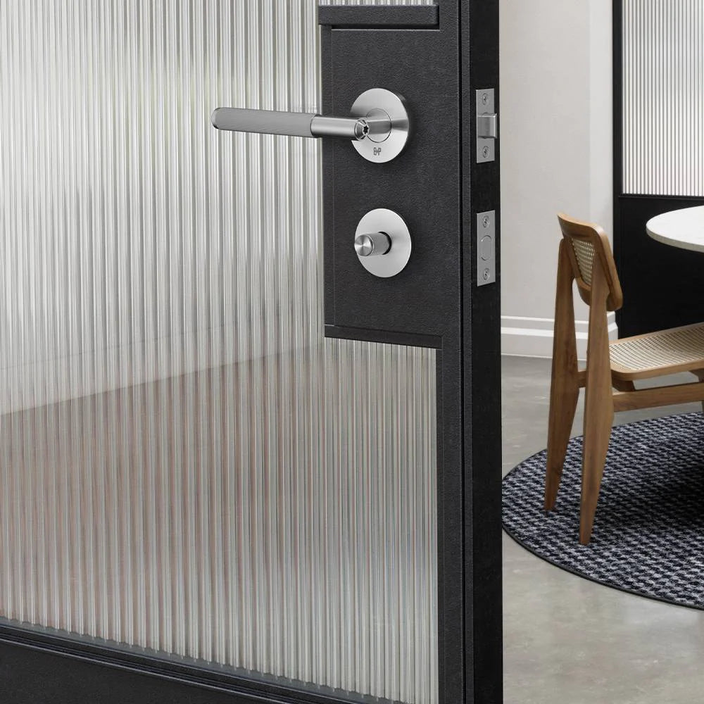 Door Handle Set / Linear / Sprung