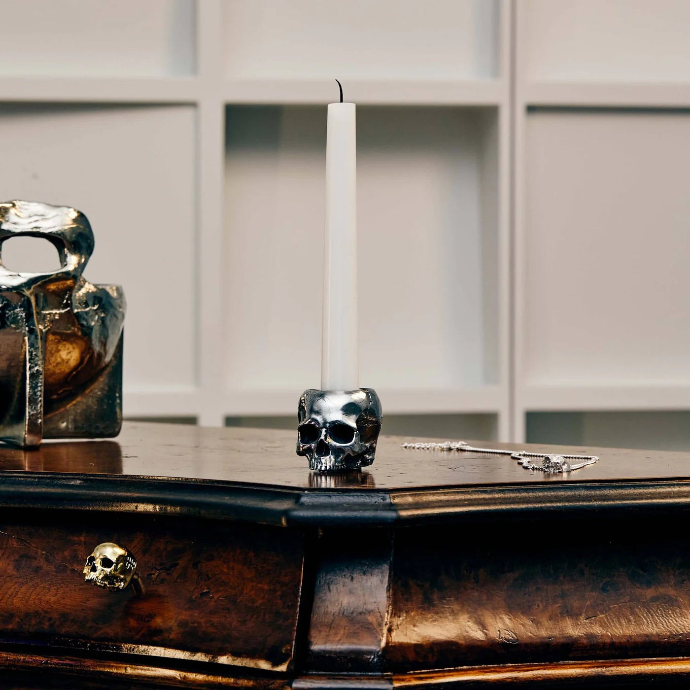 Skull Candle Holder - Travis Barker Edition