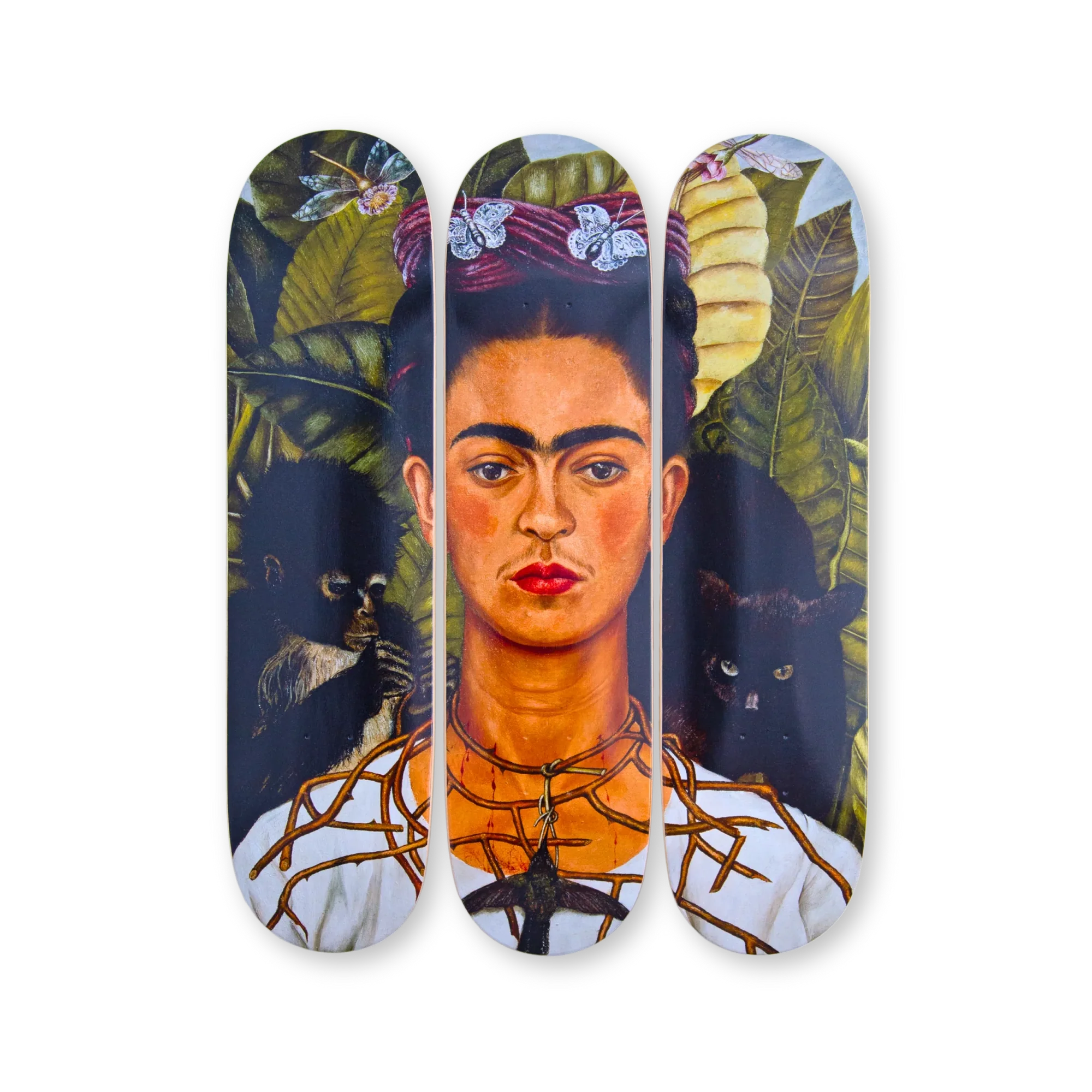 Frida KAHLO Self-Portrait with Thorn Necklace and Hummingbird