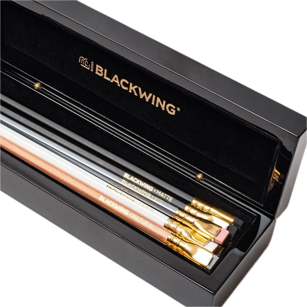 Blackwing Piano Box Ahşap Kalem Kutusu - Karışık 12'li