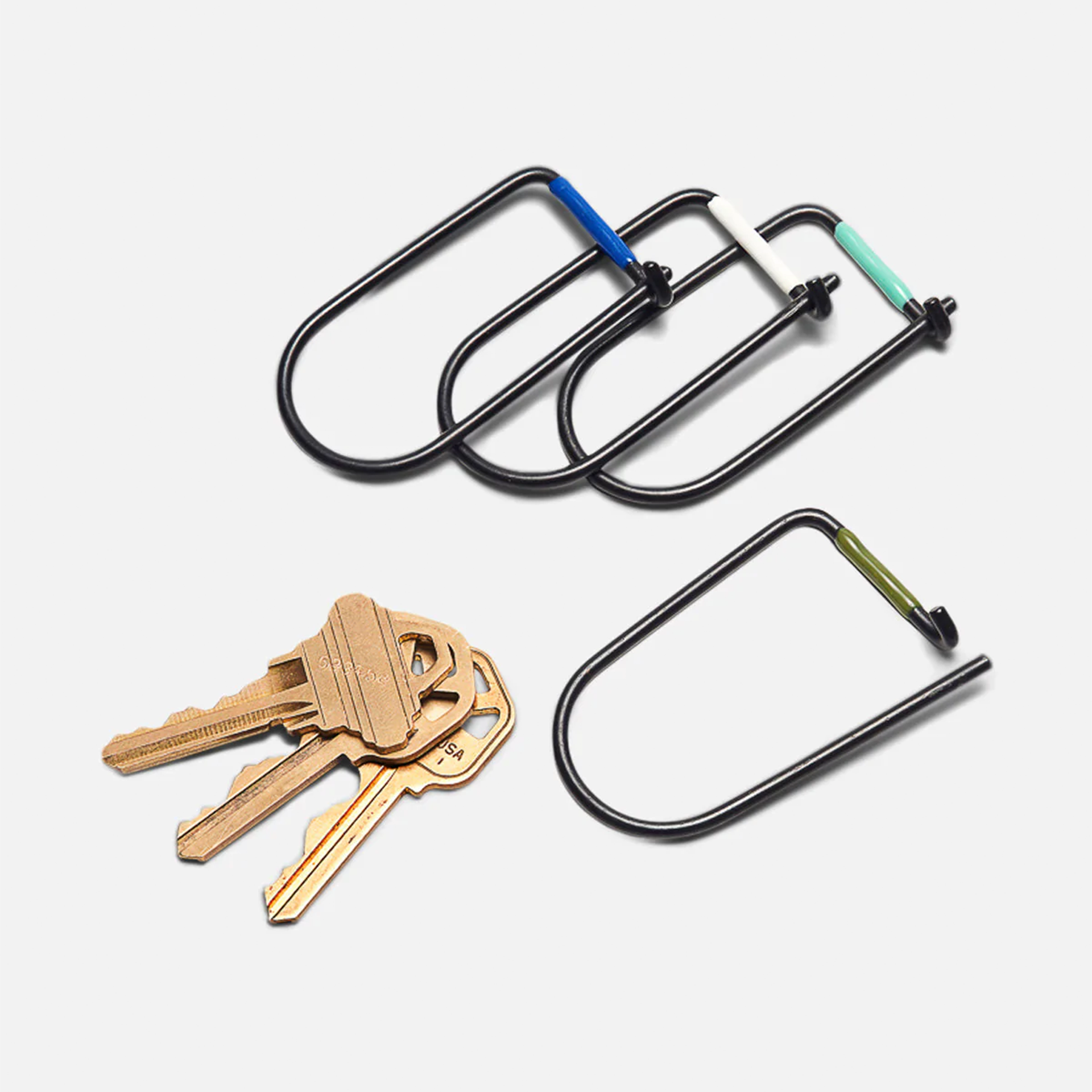 Wilson Keyring Vapor Black Enameled